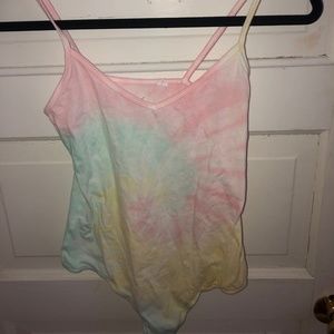 Light Wash Tie Dye Leotard